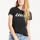 Women's Levi's&reg; Slasher Tee, Size: Xs, Black