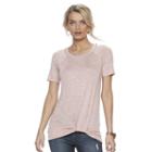 Women's Juicy Couture Embellished Twist Top, Size: Small, Med Pink