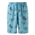 Men's Croft & Barrow&reg; True Comfort Sleep Shorts, Size: Large, Turquoise/blue (turq/aqua)