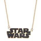 Star Wars Stainless Steel Logo Necklace, Women's, Yellow