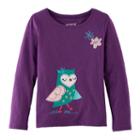 Girls 4-10 Jumping Beans&reg; Animal Tee, Size: 5, Med Purple