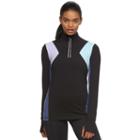 Women's Fila Sport&reg; Colorblock Performance Running Jacket, Size: Xl, Black