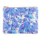Love This Life Painted Peacock Pouch, Women's, Blue