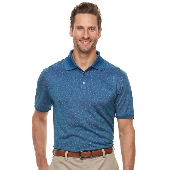 Men's Haggar In Motion Regular-fit Stretch Polo, Size: Xxl, Pink Ovrfl