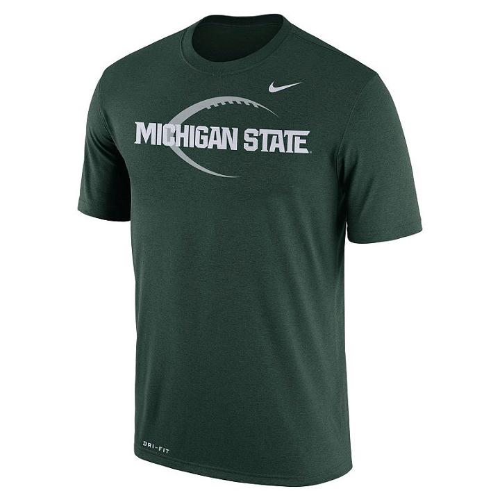 Men's Nike Michigan State Spartans Legend Icon Dri-fit Tee, Size: Xxl, Green