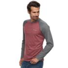 Men's Columbia Wildberry Classic-fit Colorblock Omni-wick Raglan Tee, Size: Large, Med Red