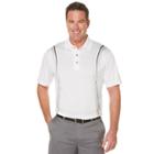 Men's Grand Slam Classic-fit Stretch Performance Golf Polo, Size: Medium, White