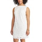 Plus Size Chaps Lace Shift Dress, Women's, Size: 20 W, White