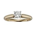 Round-cut Igl Certified Diamond Solitaire Engagement Ring In 14k Gold (1/2 Ct. T.w.), Women's, Size: 8, White