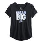 Girls 7-16 Nike Dream Big Tee, Size: Xl, Grey (charcoal)