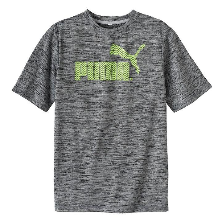 Boys 4-7 Puma Performance Tee, Boy's, Size: 7, Grey (charcoal)