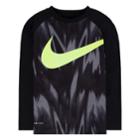 Boys 4-7 Nike Abstract Logo Raglan Tee, Size: 4, Grey