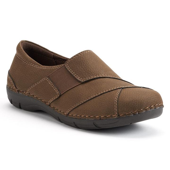 Croft & Barrow&reg; Women's Casual Flats, Size: 5, Brown