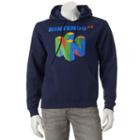 Men's Nintendo 64 Hoodie, Size: Medium, Blue (navy)