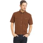 Big & Tall Van Heusen Solid Classic-fit Poplin Button-down Shirt, Men's, Size: 4xb, Red Overfl