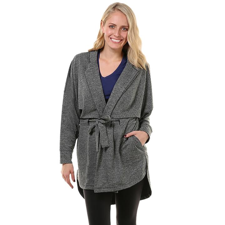 Women's Soybu Placid Belted Jacket, Size: Xl, Black