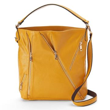 Mellow World Dayna Asymmetrical Hobo, Women's, Yellow