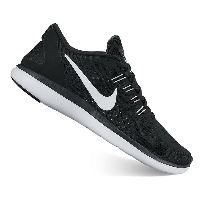 Nike Flex 2017 Rn Women's Running Shoes, Size: 8, Black
