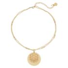 Dana Buchman Multi Disc Pendant Necklace, Women's, Gold