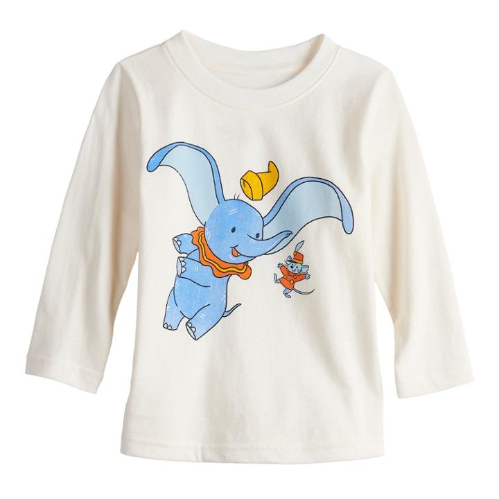 Disney's Dumbo Baby Boy Dumbo & Timothy Q. Mouse Softest Graphic Tee By Jumping Beans&reg;, Size: 18 Months, White