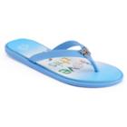 Love This Life Butterfly Flip Flops, Women's, Size: Medium, Med Blue