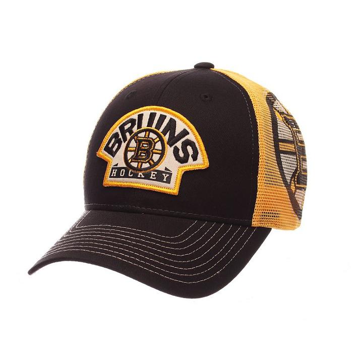 Adult Zephyr Boston Bruins Interstate Snapback Cap, Multicolor