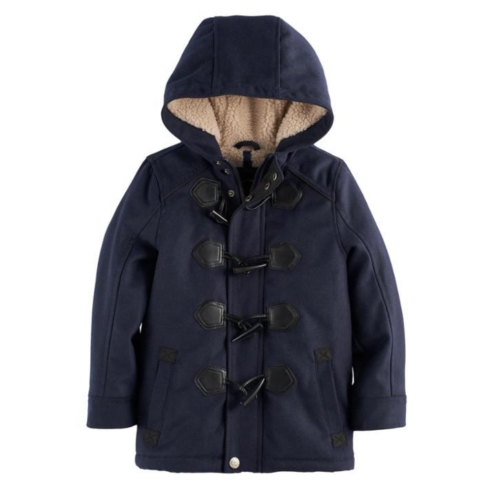 Boys 4-7 Urban Republic Toggle Wool Heavyweight Jacket, Size: 4, Blue (navy)