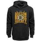 Boys 8-20 Reebok Boston Bruins Cross Stix Hoodie, Size: L(14/16), Black
