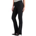 Women's Rock & Republic&reg; Kasandra Zipper Accent Bootcut Jeans, Size: 12 Avg/reg, Black