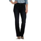 Women's Lee Easy Fit Bootcut Jeans, Size: 10 Short, Dark Blue