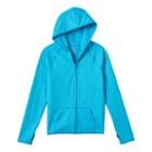 Girls 7-16 & Plus Size So&reg; Zip-up Raglan Performance Hoodie, Girl's, Size: 18 1/2, Med Blue