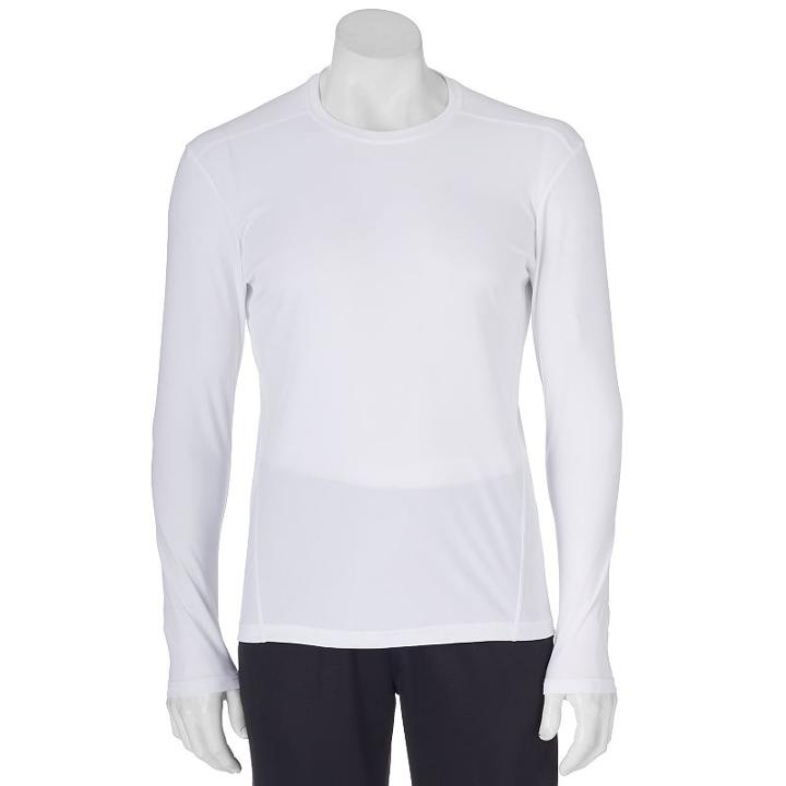 Men's Adidas Ultratech Climalite Base Layer Tee, Size: Small, White