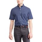 Men's Chaps Regular-fit Plaid Button-down Shirt, Size: Xl, Blue