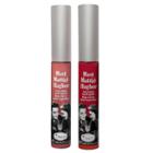 Thebalm Meet Matt(e) Hughes Long-lasting Matte Liquid Lipstick Duo, Multicolor