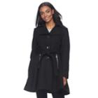 Women's Apt. 9&reg; Wool Blend Peplum Jacket, Size: Large, Black