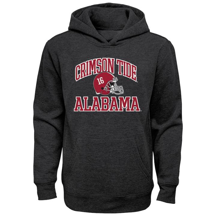 Boys 8-20 Alabama Crimson Tide Promo Hoodie, Size: S 8, Grey (charcoal)