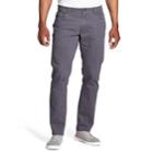 Men's Van Heusen Slim-fit Stretch Twill Five-pocket Chino Pants, Size: 36x30, Grey (charcoal)