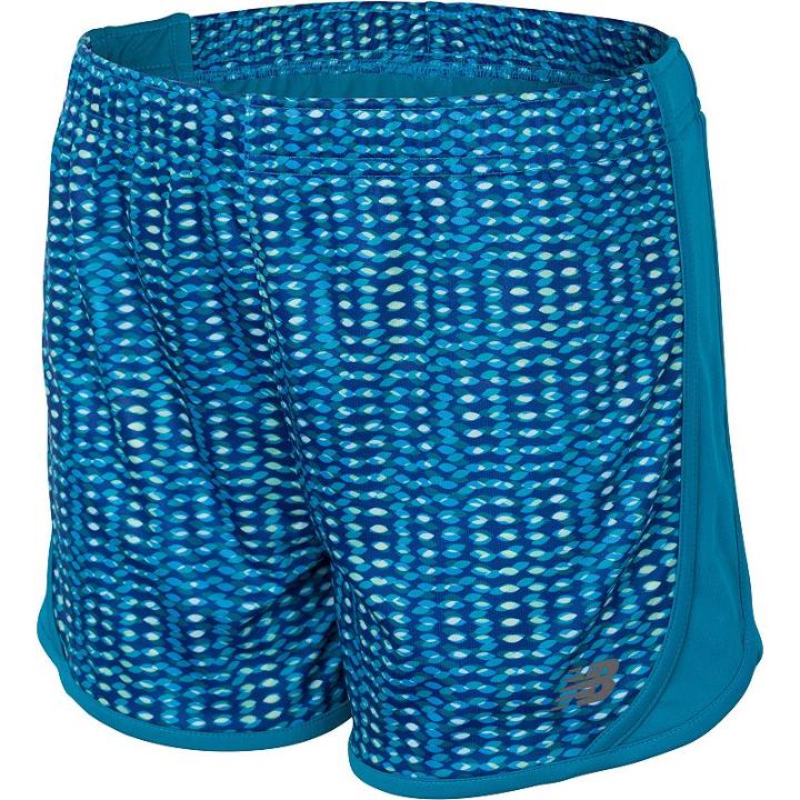 Girls 7-16 New Balance Fashion Performance Shorts, Girl's, Size: 10-12, Turquoise/blue (turq/aqua)