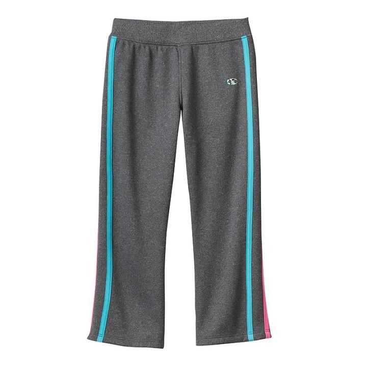Girls 4-6x Champion Fit 'n Flare Pants, Girl's, Size: 4, Med Grey
