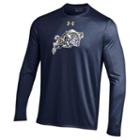 Men's Under Armour Navy Midshipmen Tech Long-sleeve Tee, Size: Large, Ovrfl Oth