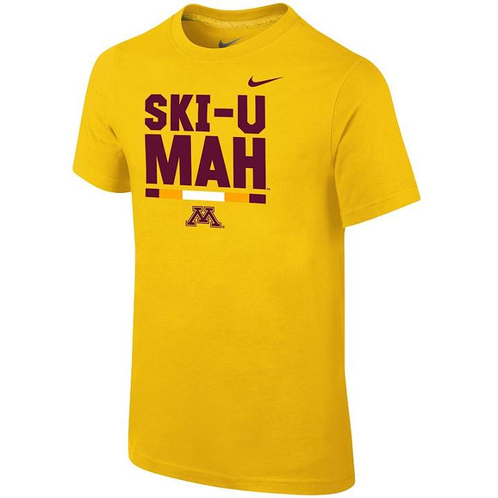 Boys 8-20 Nike Minnesota Golden Gophers Local Verbiage Tee, Size: Xl 18-20, Gold