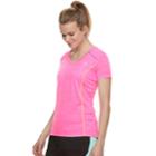 Women's Fila Sport&reg; Space-dyed Short Sleeve Tee, Size: Large, Brt Pink