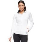 Women's Fila Sport&reg; Long Sleeve Zip-up Jacket, Size: Xl, Natural