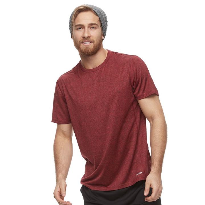 Men's Tek Gear&reg; Core Performance Drytek Tee, Size: Xxl, Med Red