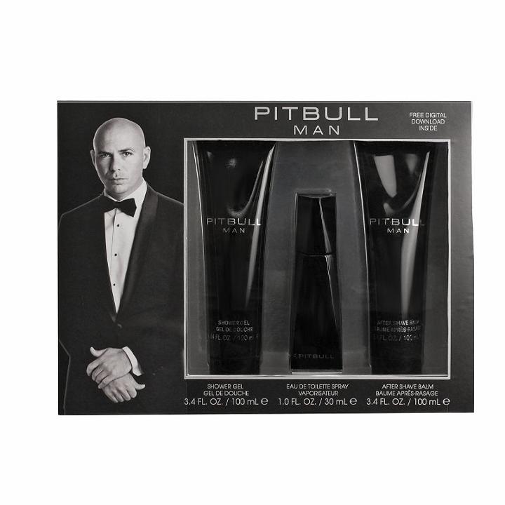 Pitbull Man By Pitbull 3-pc. Men's Cologne Gift Set (pitt Man)