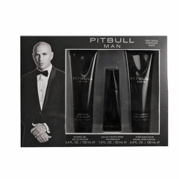 Pitbull Man By Pitbull 3-pc. Men's Cologne Gift Set (pitt Man)