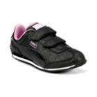 Puma Whirlwind Glitz V Pre-school Girls' Sneakers, Size: 1, Black