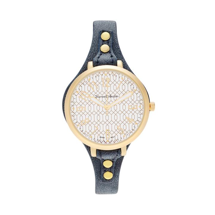 Journee Collection Women's Geometric Watch, Size: Medium, Blue
