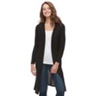 Juniors' About A Girl Cozy Duster Cardigan, Size: Xl, Oxford