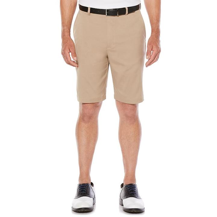 Men's Jack Nicklaus Regular-fit Staydri Golf Shorts, Size: 34, Dark Beige